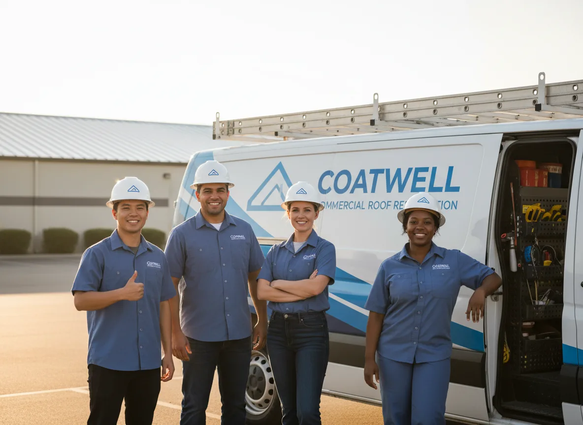 Commercial roof coating company in Lafe, AR